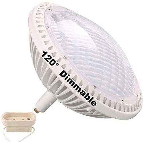 BAOMING PAR64 WFL LED Bulb 40W Replace Traditional 500w PAR64 Dimmable 120° Warm White 2700~3000K 120V GX16D
