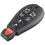 2PCS 7 Button Key Fob Compatible for 2008-2015 Chrysler Town and Country，2008-2014 Dodge Grand Caravan
