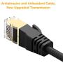 VANDESAIL Ethernet Cables CAT7A High Speed STP RJ45 Gigabit Network Cable with Gold Plated Connector(2m/ 6.5ft, 5Pack)