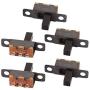uxcell 5Pcs 2 Position 3P SPDT Toggle Slide Switch On-Off PCB For DIY Making Model