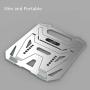 AICHESON Adjustable Aluminum Silver Laptop Stand