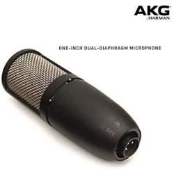 AKG Pro Audio P420 Dual Capsule Condenser Microphone, Black (3101H00430)