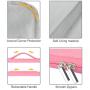HESTECH Chromebook Case,11.6''-12.5 inch Water Repellent Polyester Protective Laptop Sleeve Bag Handle Front Pockets Acer/HP Stream/Samsung/Microsoft Surface Pro 7/3/4/5/6,Pink