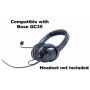 NFlightMic Universal Microphone for Aviation Headset - Works with Bose QC25 and QC35 Noise Cancelling Headphones