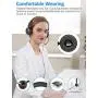 [2 Pack ] USB Headset with Noise Cancelling Mic New bee 3.5mm/Computer Headset with in-Line Call Controls Office Headset Call Center Headset for Skype, Zoom, Phone, PC, Tablet, Classroom