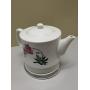 FixtureDisplays Teapot, Ceramic w/Electronic Steeping/Warm Station 12030