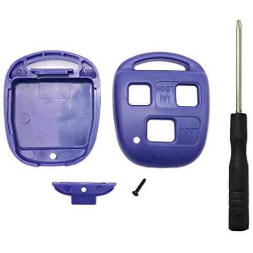 Blue Replacement Key Fob Cover Fit for Leuxs ES GS GX IS LS LX RX SC IS300 RX330 RX350 LX470 GX470 Keyless Entry Key Fob Case Shell