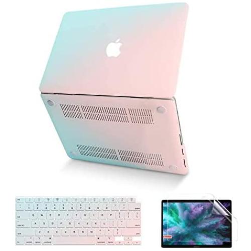 MacBook Air 13 Inch Case 2019 2018 Release A1932, Anban Ultra-Slim Plastic Hard Corner Protective Shell Cover with Keyboard & Screen Protector Compatible for MacBook Air 13 Inch with Touch ID