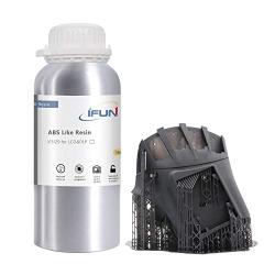 IFUN ABS Like Resin 3D 405nm LCD DLP Printer High Impact High Tough Strength HiTemp Rapid SLA UV 3D Printing Liquid Photopolymer Black 500ml