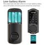 [2021 Newest] Smart Lock Front Door, Keyless Entry Door Lock with Keypad, Smart Deadbolt Lock Compatible with Alexa, Google Home, Digital WiFi Smart Doors Locks with Electric Deadbolt Touch Screen