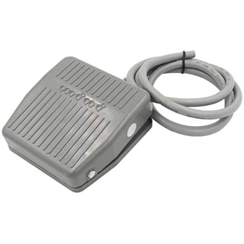 Baomain Foot Pedal Switch TFS-201 Hands Free Nonslip On Off Momentary AC 250V 10A Gray