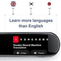 Youdao Language Translator Device Multilingual Dictionary Pen 2 Pro (CN-EN/JP/KR) Portable Scanning Translator for Language Learners Scanning Translation Reading Pen (Chinese Interface)