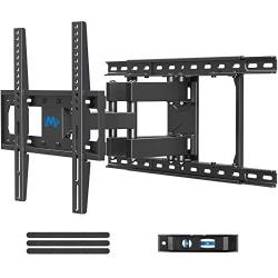 Mounting Dream TV Mount Full Motion TV Wall Mounts for 26-55 Inch Flat Screen TV, Wall Mount TV Bracket with Dual Arms, Max VESA 400x400mm and 99 LBS, Fits 16'', 18'', 24'' Studs MD2380-24K TV Mounts