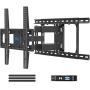 Mounting Dream TV Mount Full Motion TV Wall Mounts for 26-55 Inch Flat Screen TV, Wall Mount TV Bracket with Dual Arms, Max VESA 400x400mm and 99 LBS, Fits 16'', 18'', 24'' Studs MD2380-24K TV Mounts