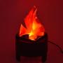 LED Fake Flame Effect Lamp Electronic Artificial Fire Burning Brazier Lamp Simulated Flickering Fire Flame Light for Christmas Halloween Party Festival Night Club