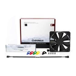 Noctua NF-F12 PWM chromax.Black.swap, Premium Quiet Fan, 4-Pin (120mm, Black)