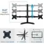 Mount-It! Dual Monitor Stand | 2 Monitor Mount Fits 19 20 21.5 24 27 29 32 Inch Computer Screens | Free Standing and Grommet Bases | Two Heavy Duty Tilt Swivel Height Adjustable Arms | VESA Compatible Mount-It! Dual Monitor Stand | 2 Monitor Mount Fits 19 20 21.5 24 27 29 32 Inch Computer Screens | Free Standing and Grommet Bases | Two Heavy Duty Tilt Swivel Height Adjustable Arms | VESA Compatible