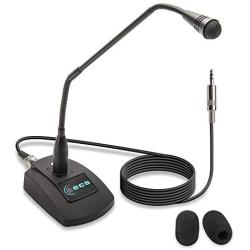 WordSentry Professional Gooseneck 3.5 mm Conference Uni-Directional Cardioid Microphone with Anti-Slip Base and Adjustable Heavy Duty Metal Design