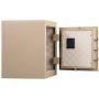SECUSTAR Home Safe Fingerprint Access Biometric Bigger Steel Security Cabinet Safe Luxury Interior and Laser Cut Door 1.6 Cu Ft Gold