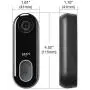 Geeni Video Doorbell | HD 1080p Video Quality, Weather-Resistant, 2-Way Audio | Motion Detection and Alerts | Easy Installation (Existing Doorbell Wiring Required) | Requires 2.4GHz WiFi | Black Geeni Video Doorbell | HD 1080p Video Quality, Weather-Resistant, 2-Way Audio | Motion Detection and Alerts | Easy Installation (Existing Doorbell Wiring Required) | Requires 2.4GHz WiFi | Black