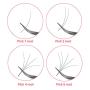 Lash Eyelash Extension Tweezers Set,Cuckoo 5 Pcs Straight and Curved Volume Lash Tweezers For Eyelash Extensions-Professional Stainless Steel Precision Tweezers Set,Lash Extension Supplies