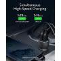 Anker Car Charger, 36W Metal Dual USB Car Charger Adapter, PowerDrive III 2-Port 36W Alloy for Galaxy S20/ S20+/ S10/ S10e/ S10+, iPhone 11/11 Pro/ 11 Pro Max/XR, iPad Pro, and More