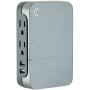 GE UltraPro 2 Outlet + 2 USB Side Access Surge Protector Tap, Plug-In, 2.4 Amp, 860 Joules, 33642, Silver