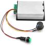 Yosooo DC 6-60V 12V 24V 36V 48V 30A Adjustable PWM Motor Speed Controller Digtal Display DC Motor Control Governor Start Stop Switch