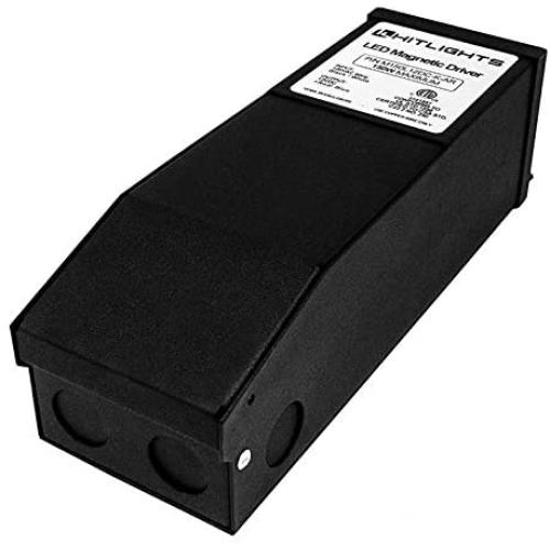 HitLights 100 Watt Dimmable Driver, Magnetic LED Driver - 110V AC-12V DC Transformer. Made in The USA. Compatible with Lutron and Leviton for LED Strip Lights, Constant Voltage LED