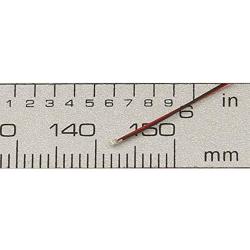 EDGELEC 20pcs Prewired 0402 Red SMD LED Light Emitting Diode DC 2V Micro Litz Length 7.8in. (20cm) Soldered Mini LED Lights for DIY Manual Model Toy Decoration