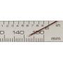 EDGELEC 20pcs Prewired 0402 Red SMD LED Light Emitting Diode DC 2V Micro Litz Length 7.8in. (20cm) Soldered Mini LED Lights for DIY Manual Model Toy Decoration