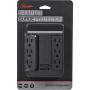 Rocketfish 6-Outlet/2-USB Swivel Wall Tap Surge Protector Black
