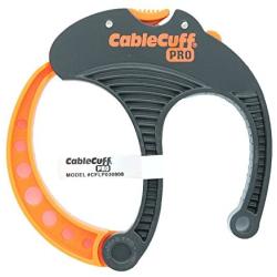 Cable Cuff PRO (4 Pack: 4x Large 3 Inch Diameter) Adjustable, Reusable, Cable Tie Replacements for Extension Cords or Electronics