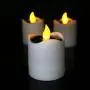 Gedengni Waterproof LED Solar Candles Yellow Flicker Electronic Solar Power LED Lamp Nightlight for Outdoor Camping Emergency Indoor Party Decoration - 6pcs