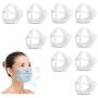 3D Face Mask Bracket Silicone Mask Bracket Internal Holder Frame,Inner Support Frames,Comfortable Breathing,Nose Smoothy, Lipstick Protection 10pcs