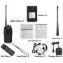 Seodon Walkie Talkies for Adults Long Range with One Extra Battery for Each Radio Rechargeable 4 Pack 2 Way Radio Up to 5 Miles Range in The Open Filed Two Way Radios Long Distance Walky Talky