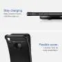 iPhone XR Case with Card Holder and[Screen Protector Tempered Glass x2Pcs] SUPBEC Protective Ultra-Thin-Slim Cover with Silicone TPU Shockproof Rubber Wallet Case for iPhoneXR 6.1''-Black