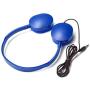 Wholesale Bulk Headphone Earphone Earbud - Kaysent(KHP0-25DBlue) 25 Pack Wholesale Dark Blue Headphone for School, Classroom, Airplane, Hospiital, Students,Kids and Adults