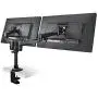 Mount-it! Dual Monitor Desk Mount Swivel Arm, Quick Connect with Combo Grommet and Clamp Base (MI-43111-BLK) Mount-it! Dual Monitor Desk Mount Swivel Arm, Quick Connect with Combo Grommet and Clamp Base (MI-43111-BLK)
