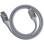 Amazon Basics 10.2 Gbps High-Speed 4K HDMI Cable with Braided Cord, 3-Foot, Dark Grey