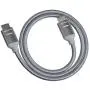 Amazon Basics 10.2 Gbps High-Speed 4K HDMI Cable with Braided Cord, 3-Foot, Dark Grey