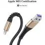 (2pack) iPhone Charger 3ft for Apple MFi Certified, Lightning Cable 3 feet Charging Cables, Fast iPhone USB Cord for iPhone 11/11Pro/11Max/ X/XS/XR/XS Max/8/7/6/5S/SE/iPad Mini Air (Gold)