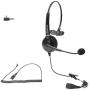 Polycom SoundPoint Phone Headset | Noise Canceling Call Center Headset Compatible with Polycom SoundPoint IP Phone with 2.5mm Headset Jack | HD Voice Quality | Flexible & Rotatable Microphone