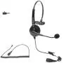 Polycom SoundPoint Phone Headset | Noise Canceling Call Center Headset Compatible with Polycom SoundPoint IP Phone with 2.5mm Headset Jack | HD Voice Quality | Flexible & Rotatable Microphone