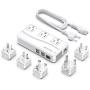 BESTEK International Power Adapter 250W, 220V to 110V Step Down Travel Voltage Converter with 4-Port USB Including US/AU/EU/UK//India/South Africa Plug Adapter BESTEK International Power Adapter 250W, 220V to 110V Step Down Travel Voltage Converter with 4-Port USB Including US/AU/EU/UK//India/South Africa Plug Adapter