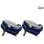 Fielect 2Pcs Synchronous Motor AC 110V 2.5-3RPM Turntable Motor CW/CCW Direction 4W TYC-50 Single Flat Shaft