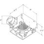 Delta Electronics (Americas) Ltd. GBR80 Delta BreezGreenBuilder GBR Series Exhaust Fan, 80 CFM, Silver