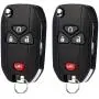 Flip Key Fob fits 2007-2016 Buick Cadillac GMC Chevy Saturn Keyless Entry Remote (15913421), Set of 2 Flip Key Fob fits 2007-2016 Buick Cadillac GMC Chevy Saturn Keyless Entry Remote (15913421), Set of 2