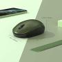seenda Wireless Mouse, 2.4G Noiseless Mouse with USB Receiver Portable Computer Mice for PC, Tablet, Laptop, Notebook - Green & Black