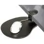 Max Smart Clamp on Mouse Platform, Clip on Mouse Pad Rotating 360, Ergonomic Mouse Tray Attachment, Office Mouse Pad, Slide Out Mouse Tray for Home, Office to Save Space (Black)